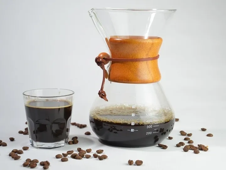 Chemex filtered coffee